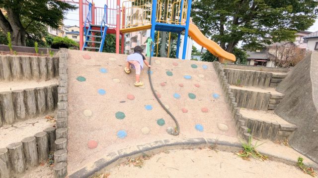 熊谷公園のボルダリング