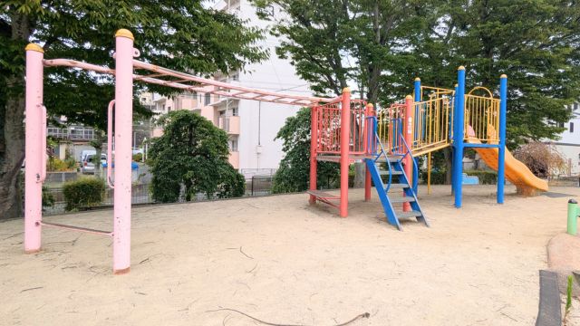 熊谷公園のすべり台・雲梯